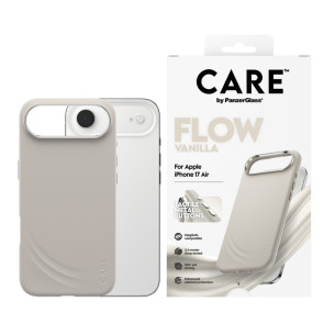 Гръб Care by PanzerGlass за iPhone 17 Air, Flow Vanilla
