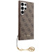 Гръб Guess 4G Charms Case за Samsung Galaxy S24 Ultra - Кафяв