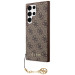Гръб Guess 4G Charms Case за Samsung Galaxy S24 Ultra - Кафяв