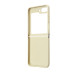 Гръб Guess PC/TPU Glitter Flakes Metal Logo Case за Samsung Galaxy Z Flip 5 - Златист