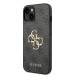 Гръб Guess PU 4G Metal Logo Case за iPhone 15 - Сив