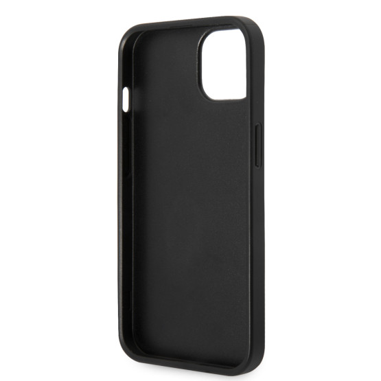 Гръб Guess PU 4G Metal Logo Case за iPhone 15 - Сив