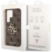 Гръб Guess PU 4G Metal Logo Case за Samsung Galaxy S24 Ultra - Кафяв
