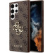 Гръб Guess PU 4G Metal Logo Case за Samsung Galaxy S24 Ultra - Кафяв