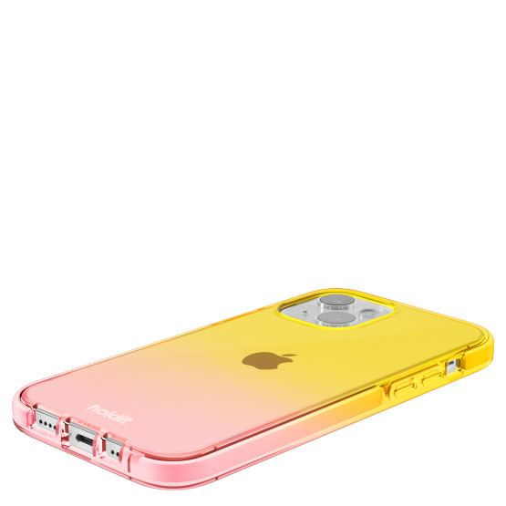 Гръб Holdit Seethru Case за iPhone 14/13- Bright Pink/Orange Juice