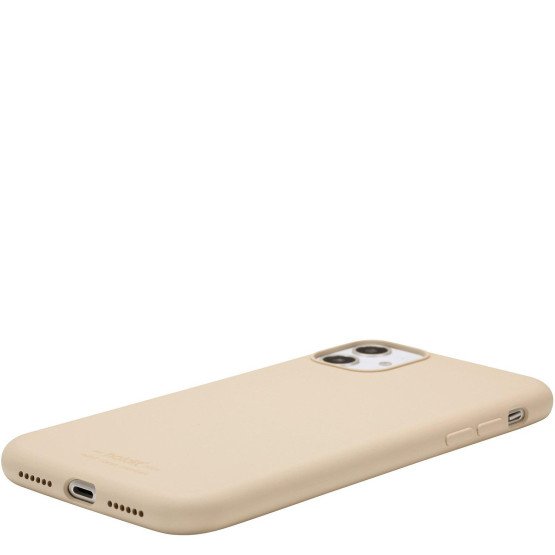 Гръб Holdit Silicone Case за iPhone 11- Beige