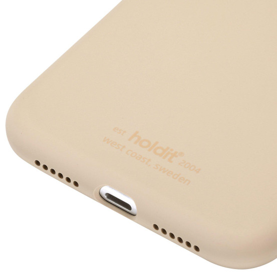 Гръб Holdit Silicone Case за iPhone 11- Beige