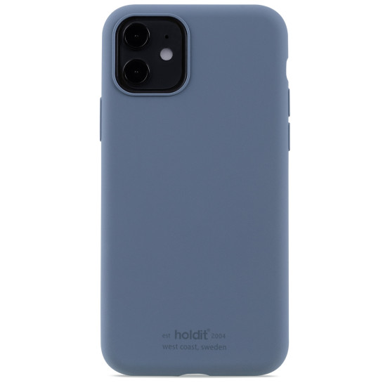 Гръб Holdit Silicone Case за iPhone 11/XR - Pacific Blue