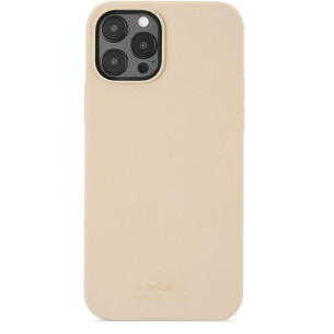 Гръб Holdit Silicone Case за iPhone 12/12 Pro - Beige