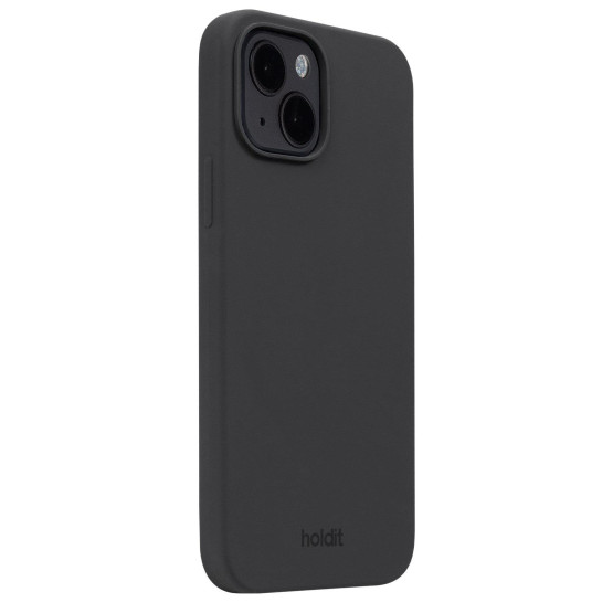 Гръб Holdit Silicone Case за iPhone 14/13 - Черен