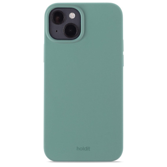 Гръб Holdit Silicone Case за iPhone 14 Plus - Зелен