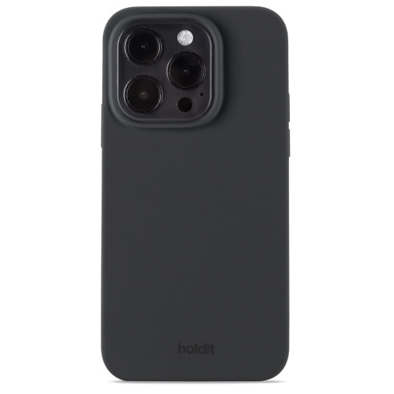Гръб Holdit Silicone Case за iPhone 14 Pro - Черен