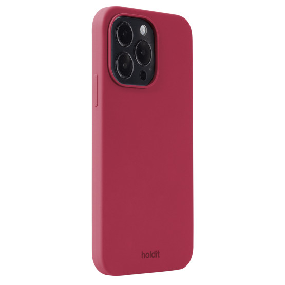 Гръб Holdit Silicone Case за iPhone 14 ProMax - Red Velvet