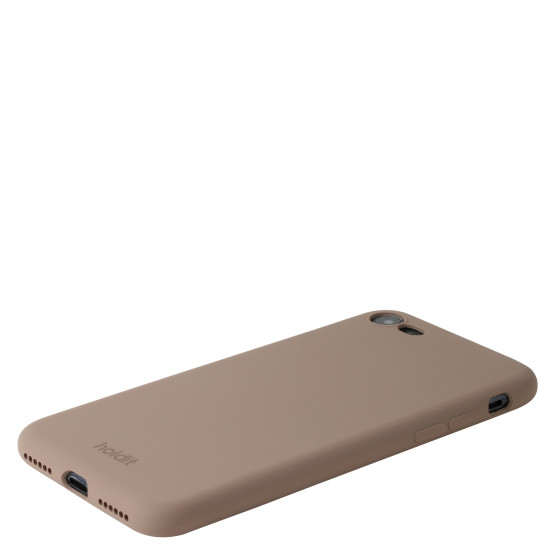 Гръб Holdit Silicone Case за iPhone 7/8/SE - Mocha Brown