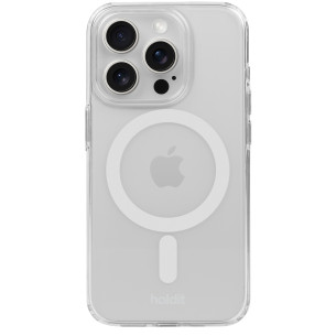 Гръб Holdit за iPhone 15 Pro, MagSafe Case, Бял