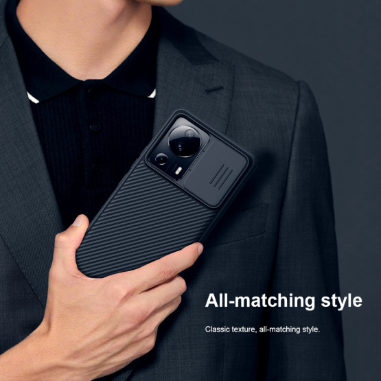 Гръб Nillkin CamShield PRO Hard Case за Xiaomi 13 Lite - Черен