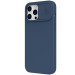 Гръб Nillkin Camshield Silky magnetic silicone case за iphone 13 Pro Max - Син