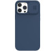 Гръб Nillkin Camshield Silky magnetic silicone case за iphone 13 Pro Max - Син