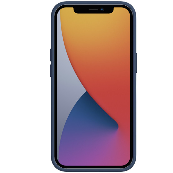 Гръб Nillkin Camshield Silky magnetic silicone case за iphone 13 Pro Max - Син
