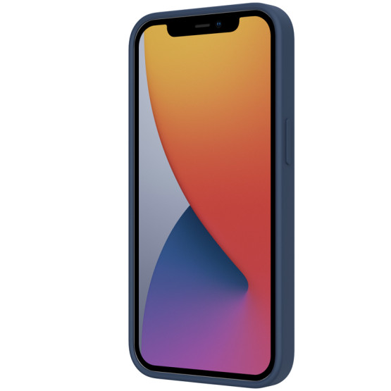 Гръб Nillkin Camshield Silky magnetic silicone case за iphone 13 Pro Max - Син