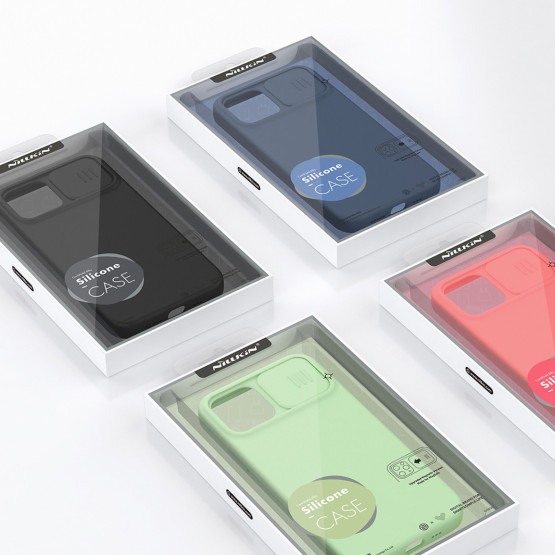 Гръб Nillkin CamShield Silky Silicone Case за Apple iPhone 12/12 Pro 6.1 - Черен