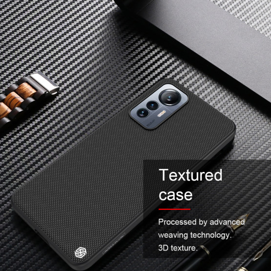 Гръб Nillkin Textured за Xiaomi Mi 12 lite - Черен