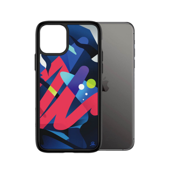 Гръб PanzerGlass Artist Edition ClearCase за Iphone 11 Pro - Цветен