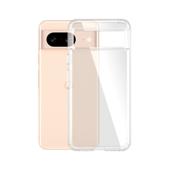 Гръб PanzerGlass Hard Case за Google Pixel 8 , Antibacterial - Прозрачен