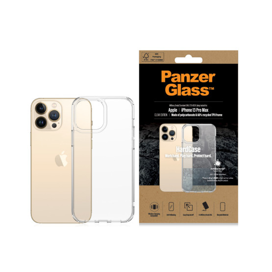 Гръб PanzerGlass HardCase за Iphone 13 Pro Max - Прозрачен