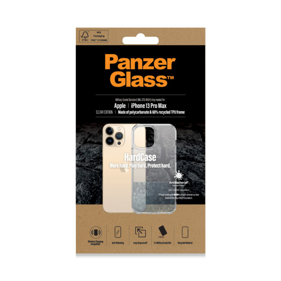 Гръб PanzerGlass HardCase за Iphone 13 Pro Max - Прозрачен