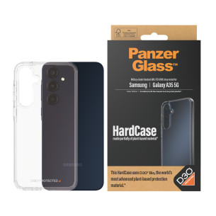 Гръб PanzerGlass за Samsung A35 5G, HardCase, D3O, Прозрачен