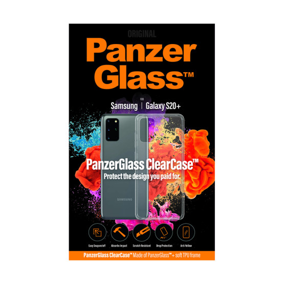 Гръб PanzerGlass за Samsung Galaxy S20 Plus ClearCase - Прозрачен