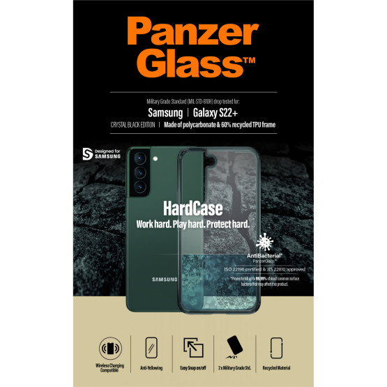 Гръб PanzerGlass за Samsung S22 Plus, Hard Case - Smokey black, 119829