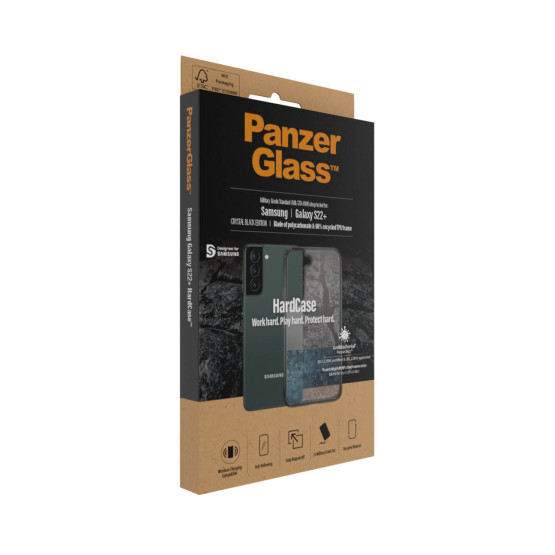 Гръб PanzerGlass за Samsung S22 Plus, Hard Case - Smokey black, 119829