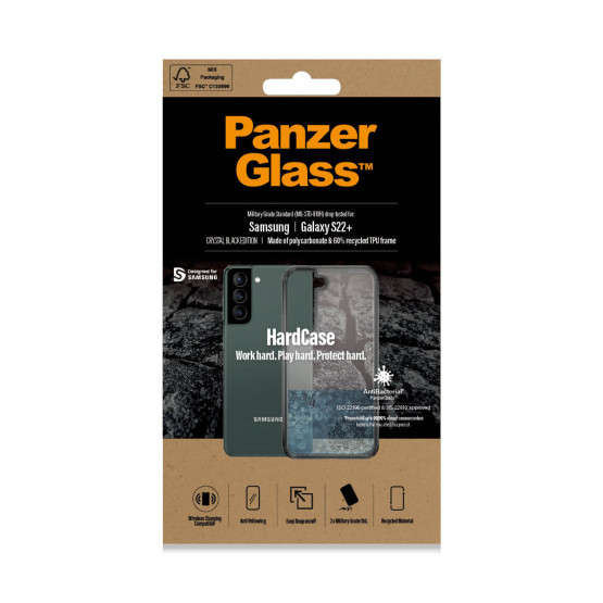 Гръб PanzerGlass за Samsung S22 Plus, Hard Case - Smokey black, 119829