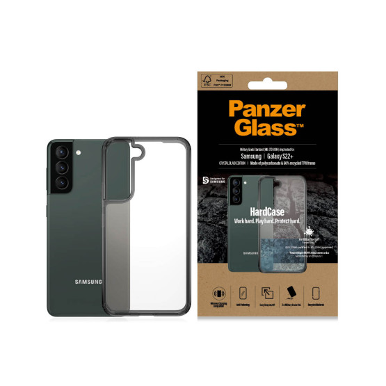 Гръб PanzerGlass за Samsung S22 Plus, Hard Case - Smokey black, 119829