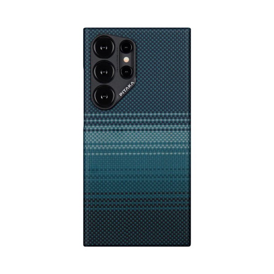 Гръб Pitaka MagEZ 4 case за Samsung Galaxy S24 Ultra - Moonrise, син