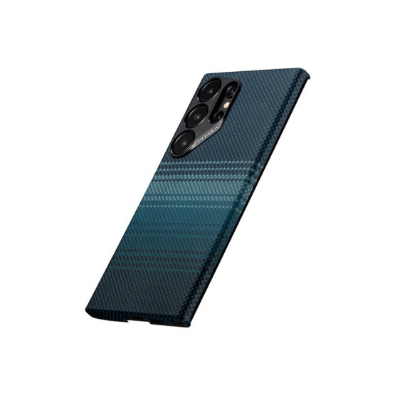 Гръб Pitaka MagEZ 4 case за Samsung Galaxy S24 Ultra - Moonrise, син