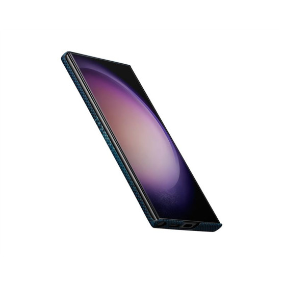 Гръб Pitaka MagEZ 4 case за Samsung Galaxy S24 Ultra - Moonrise, син