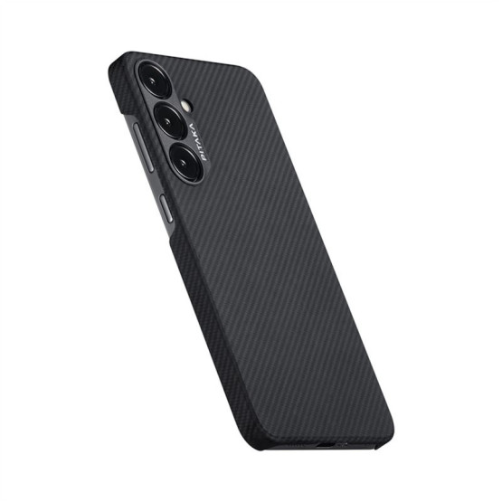 Гръб Pitaka за Samsung Galaxy S24 Plus, MagEZ 4, черен