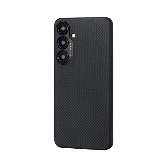 Гръб Pitaka за Samsung Galaxy S24 Plus, MagEZ 4, черен
