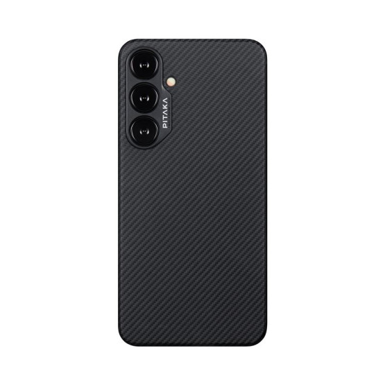 Гръб Pitaka за Samsung Galaxy S24 Plus, MagEZ 4, черен