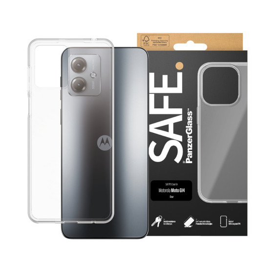 Гръб Safe за Motorola Moto G14 - Прозрачен