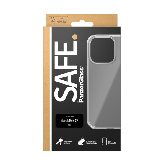 Гръб Safe за Motorola Moto G14 - Прозрачен
