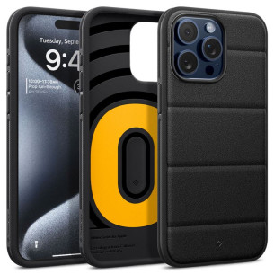Гръб Spigen Caseology Athlex за iPhone 15 Pro Max - Черен