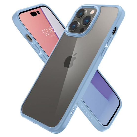 Гръб Spigen Crystal Hybrid за iPhone 14 Pro Max - Sierra blue