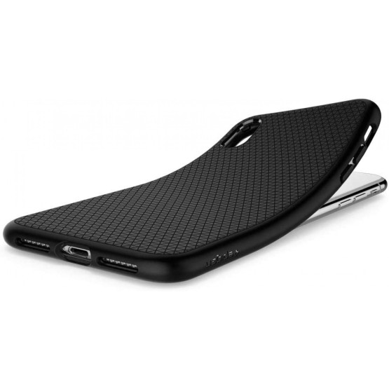 Гръб Spigen Liquid Air за iPhone XS/X - Черен