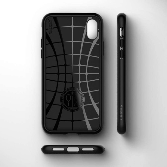Гръб Spigen Liquid Air за iPhone XS/X - Черен