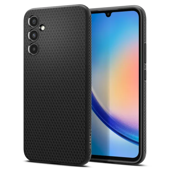 Гръб Spigen Liquid Air за Samsung Galaxy A34 5G - Черен