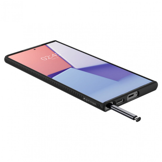 Гръб SPIGEN Liquid Air за Samsung Galaxy S22 Ultra - Черен